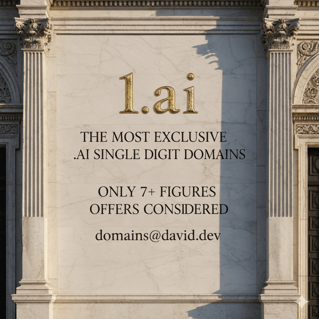 The single-digit .ai portfolio